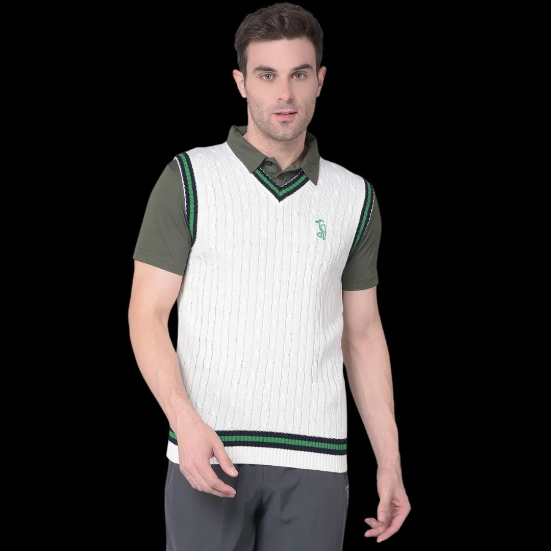 Kookaburra White Sweater (Sleeveless)